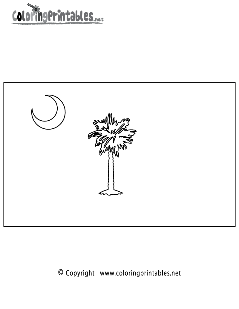 south carolina coloring pages