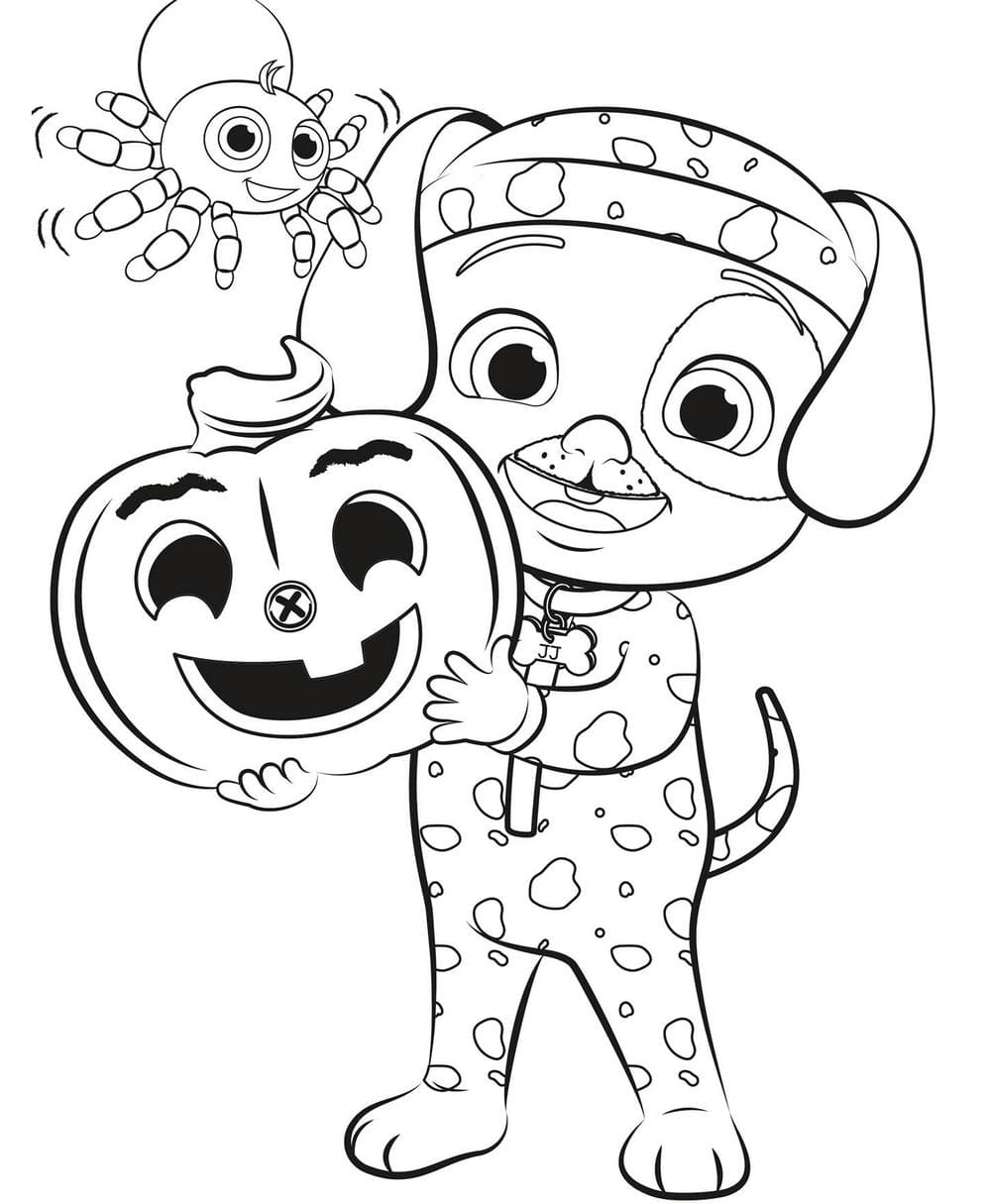 cocomelon birthday coloring pages