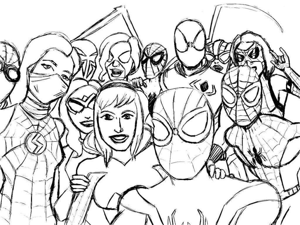 Miles Morales coloring pages. Free printable coloring pages