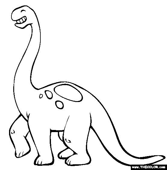 brontosaurus coloring pages