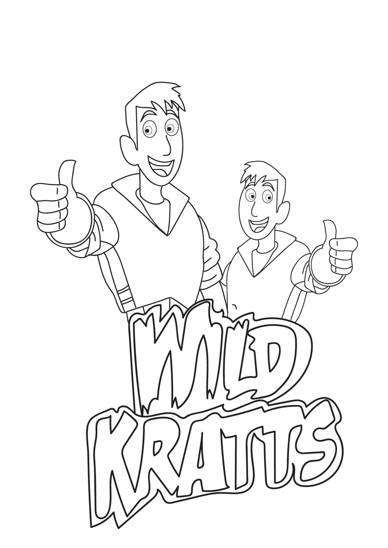 The Wild Kratts Coloring Page - Free Printable Coloring Pages for Kids