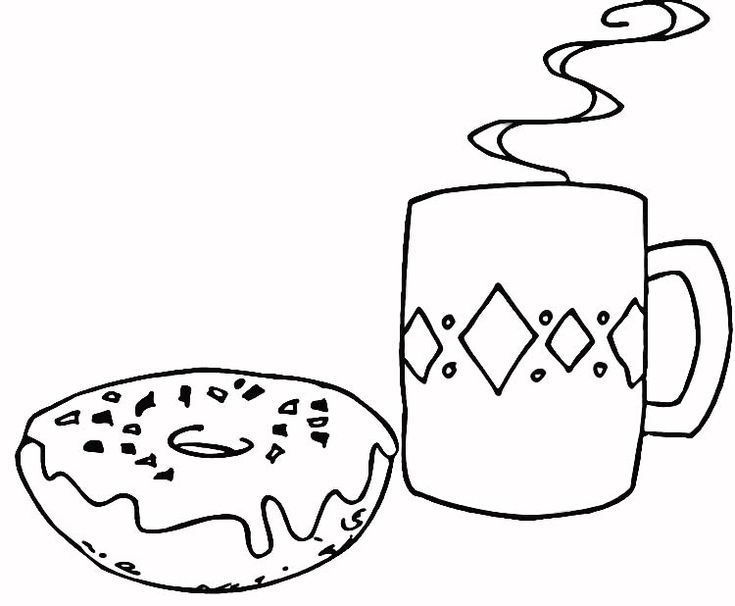 dunkin donuts coloring pages