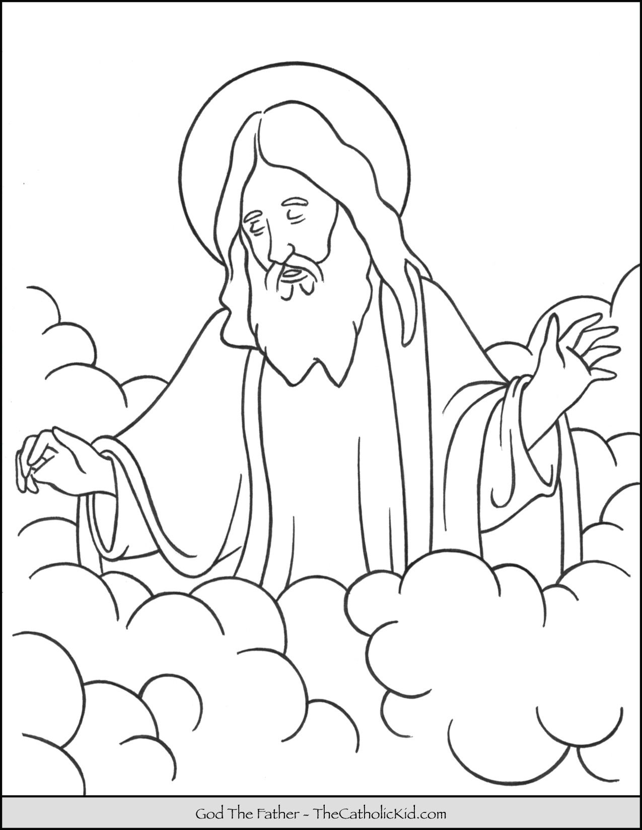 god is holy coloring page