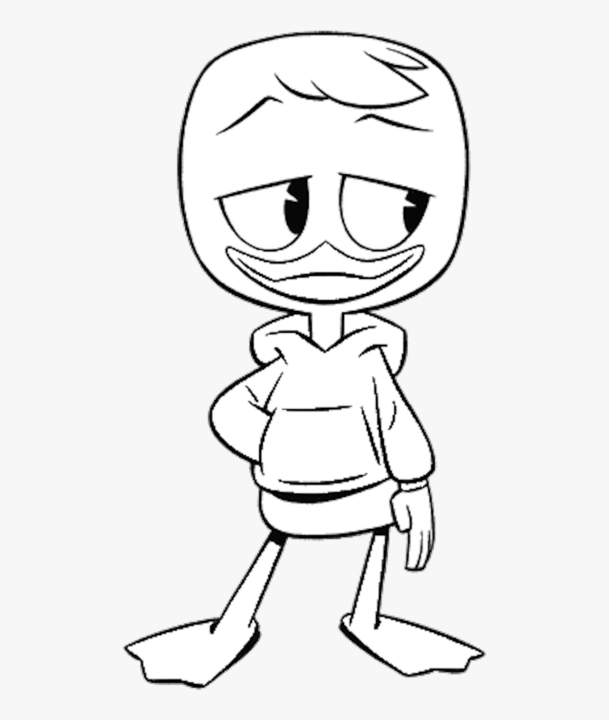 ducktales coloring page