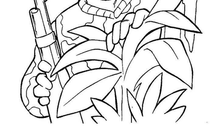 army soldier coloring pages