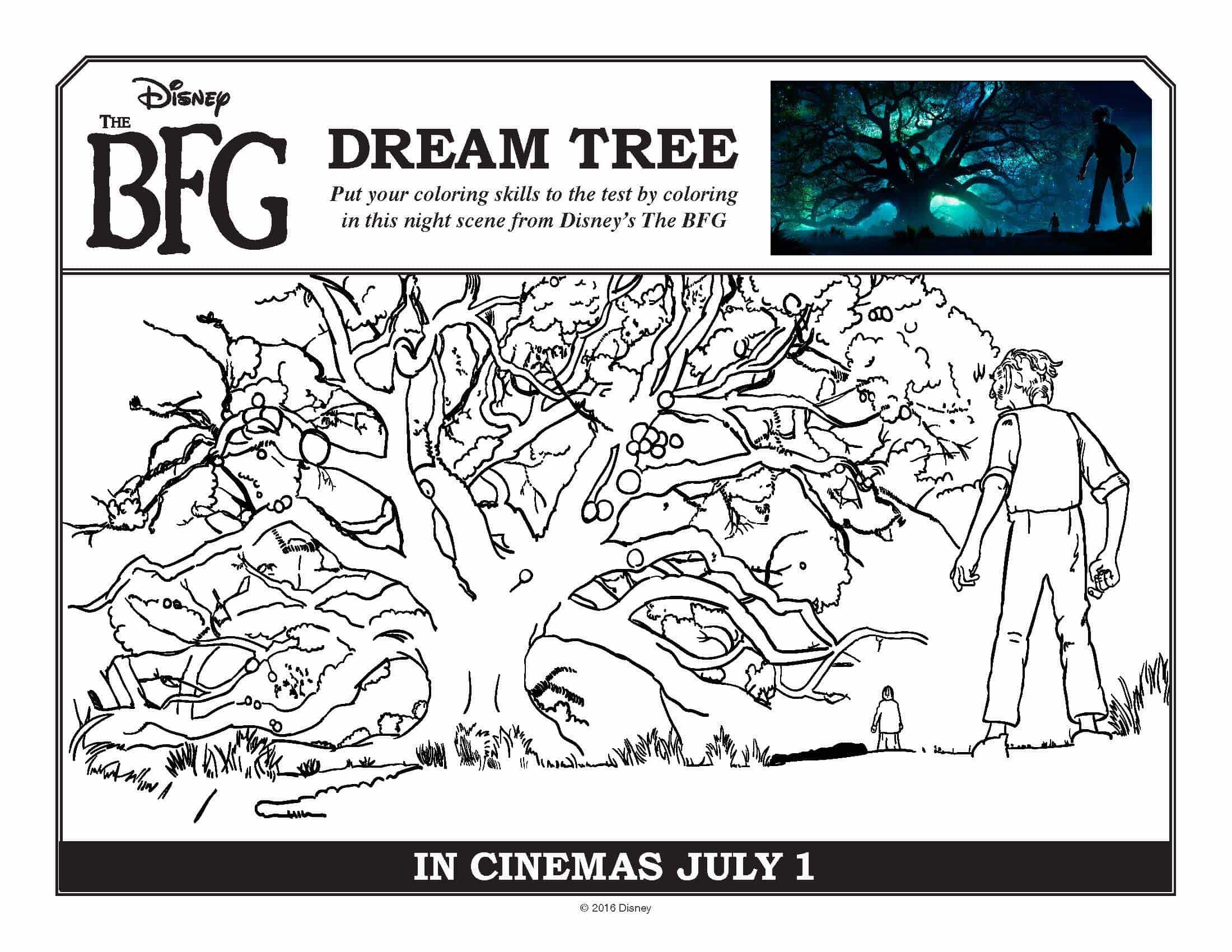 bfg coloring pages