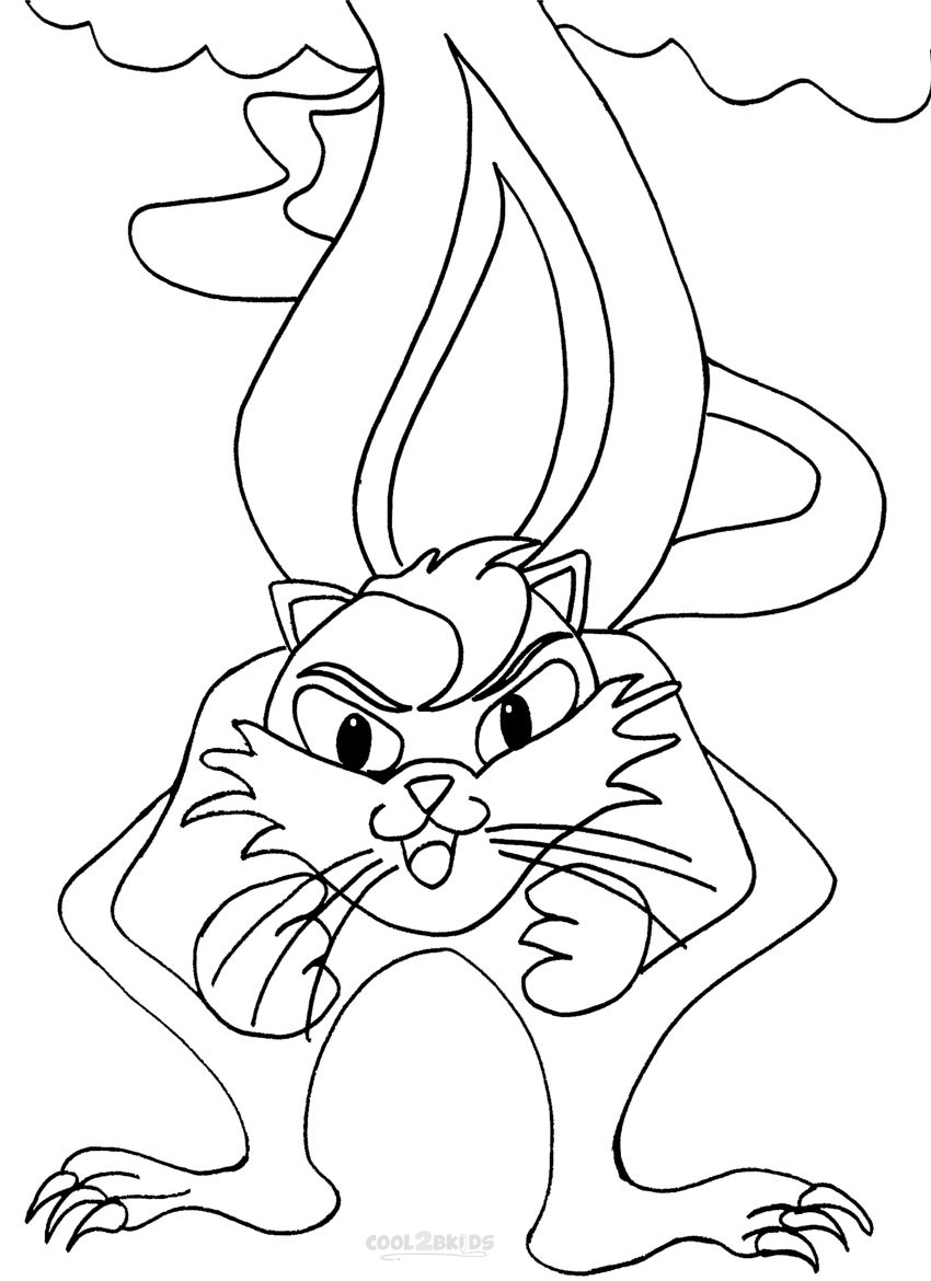 skunk coloring pages