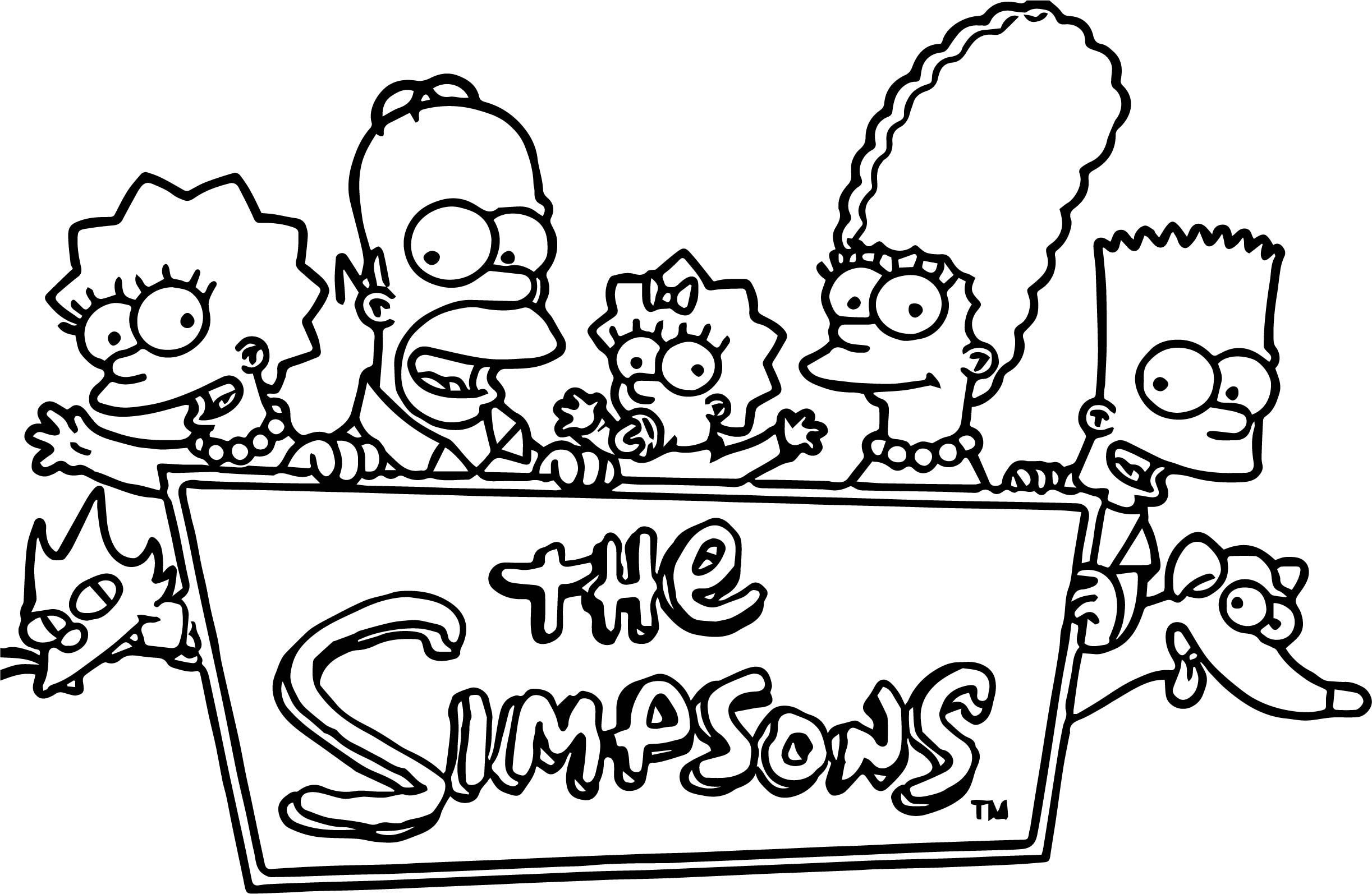 supreme bart simpson coloring pages