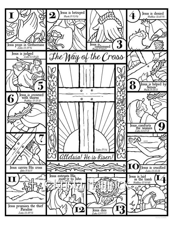 coloring pages for holy week