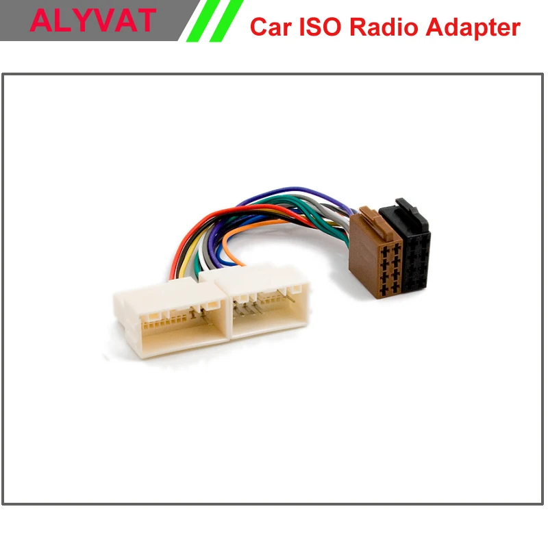 Car Iso Stereo Adapter Connector For Hyundai Ix 35 Solaris I 25 Verna