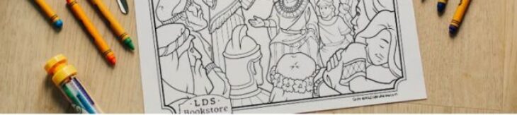 come follow me coloring page