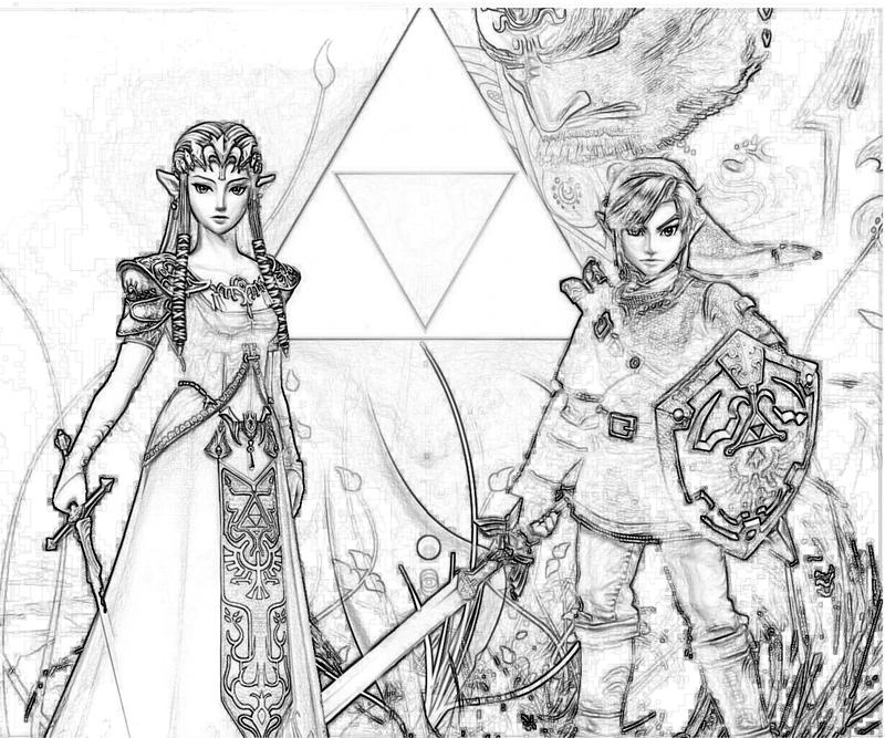 11 coloriages zelda pictures