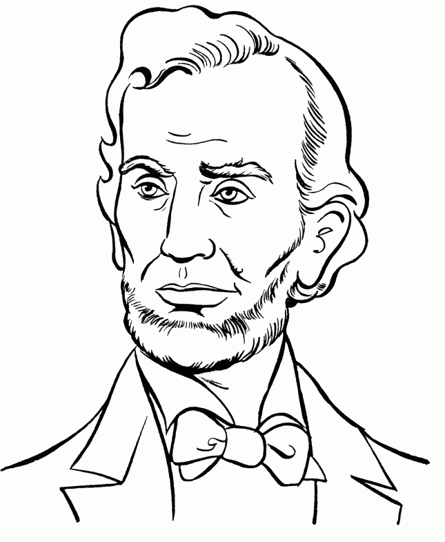 president coloring page