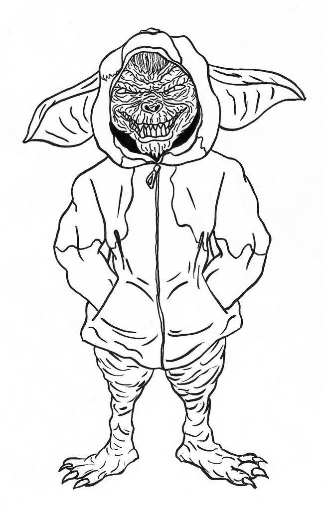 gremlin coloring pages