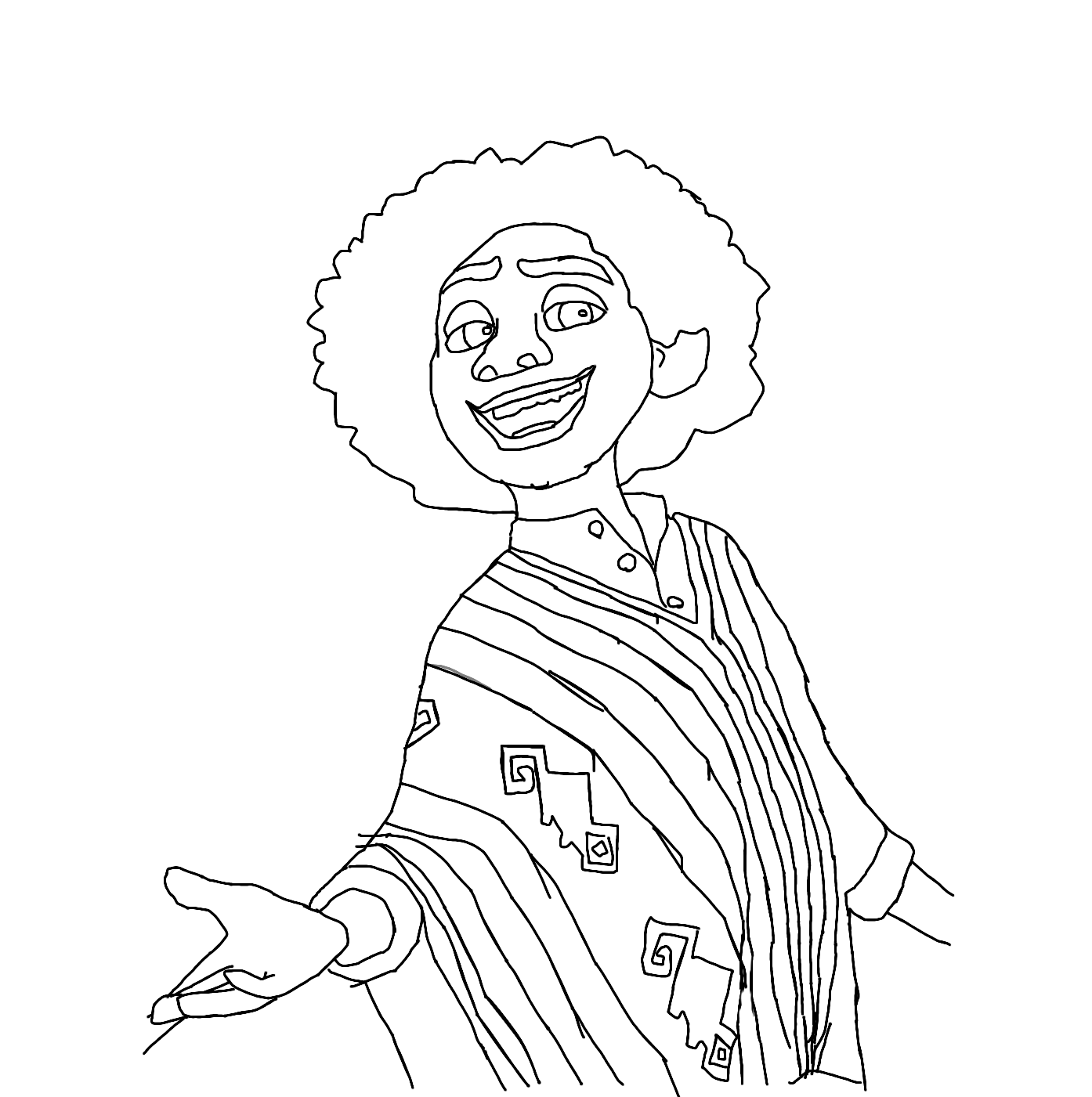 camilo coloring page