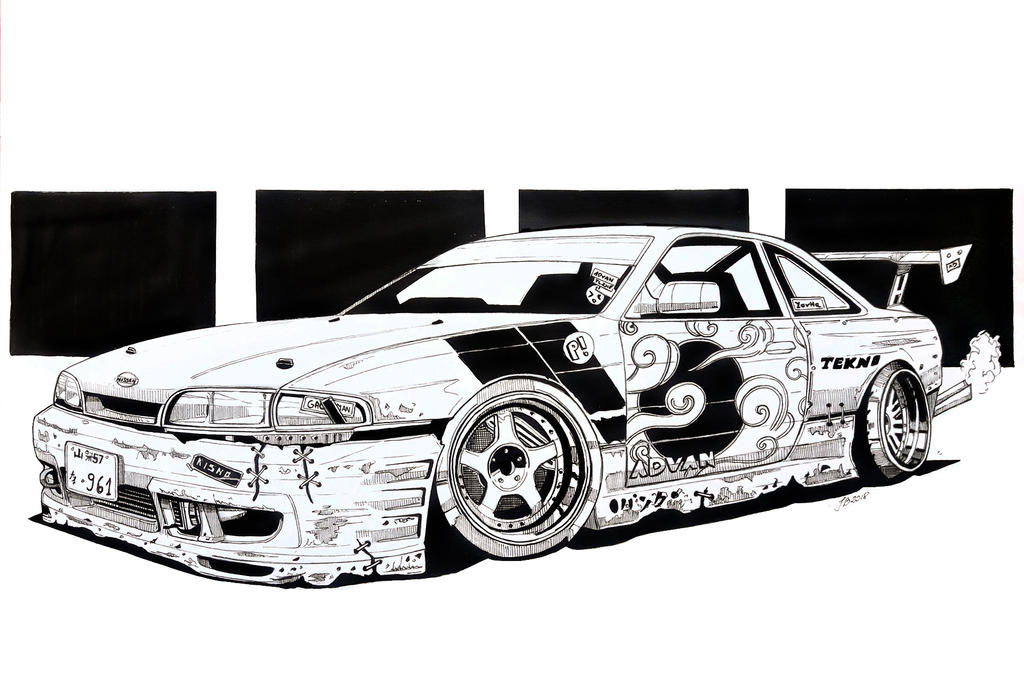 nissan silvia dessin