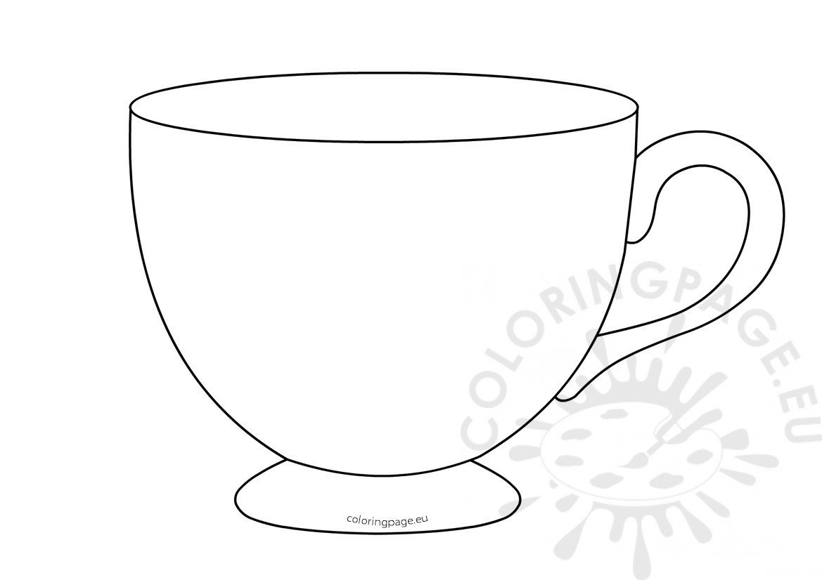 teacup coloring pages