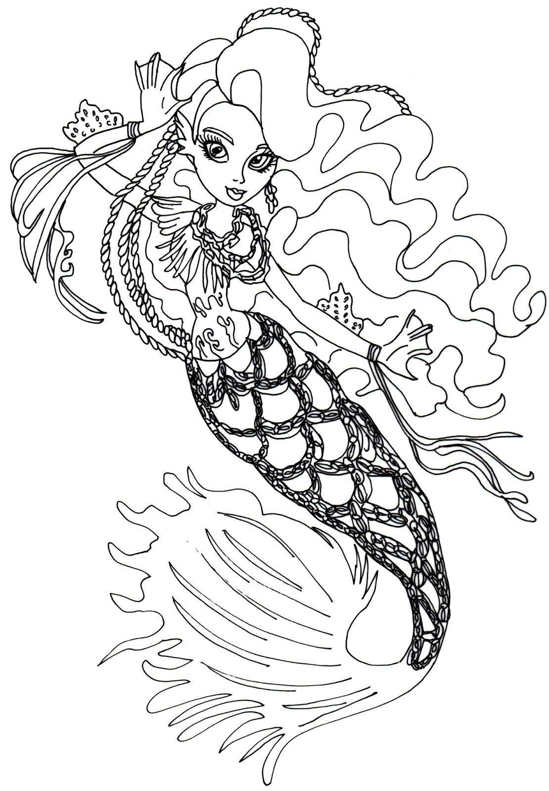 13 Monster High Coloring Pages Printable Print Color Craft