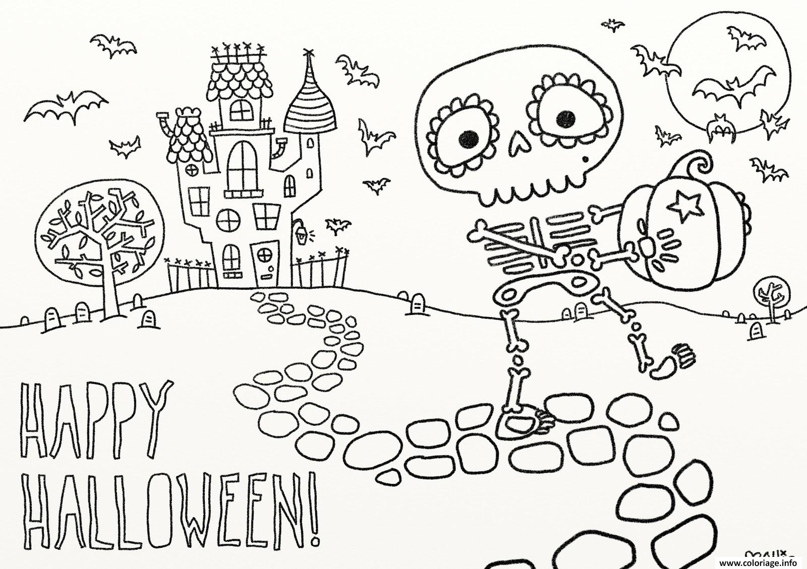 25 coloriage dessin halloween styler pics