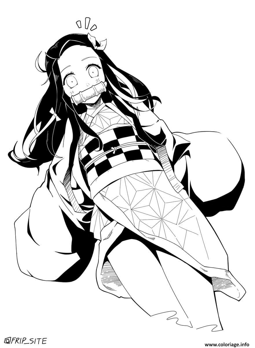 11 nezuko dessin a imprimer pictures