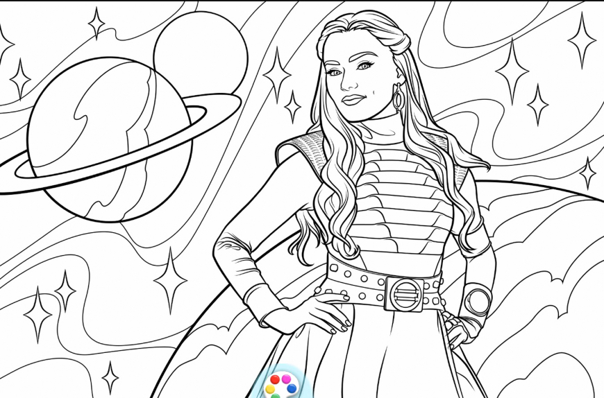 Disney Zombies 3 coloring pages - YouLoveIt.com