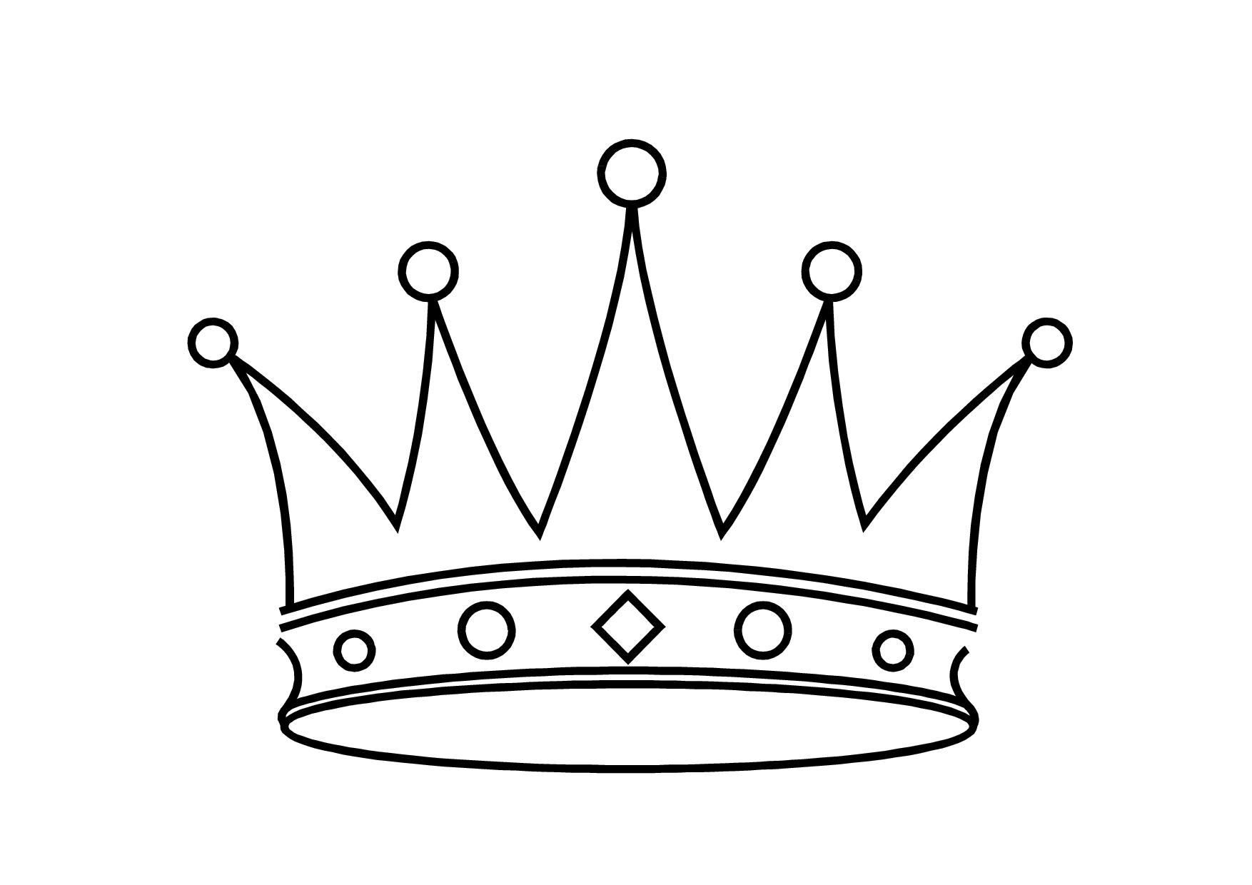 crown coloring pages printable