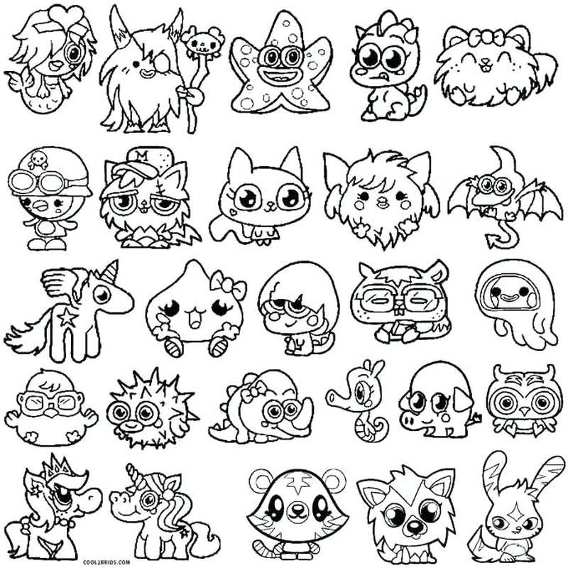 monsters coloring page