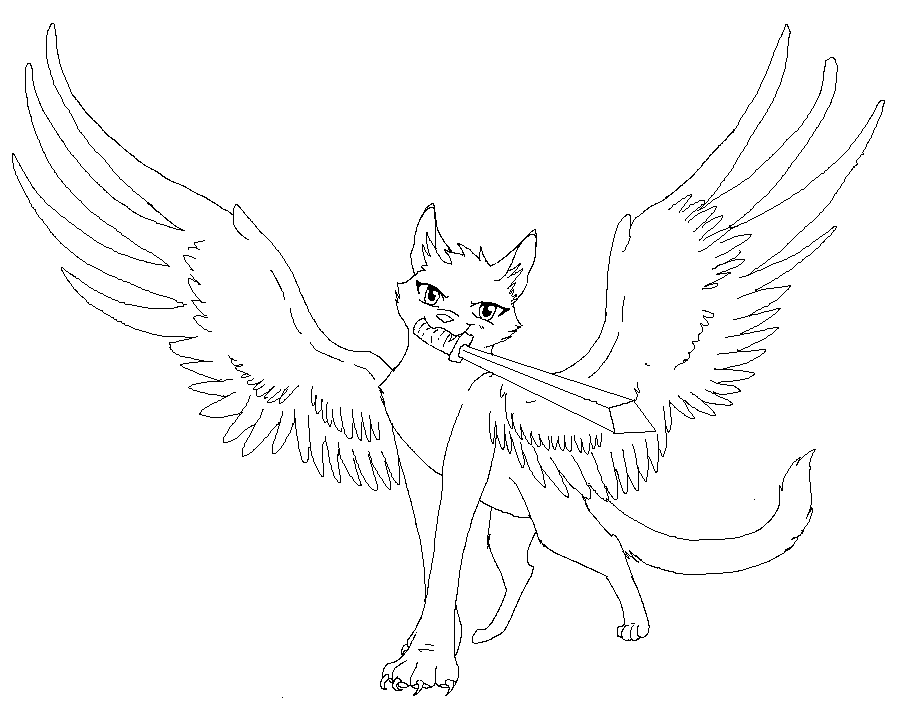 printable warrior cats coloring pages