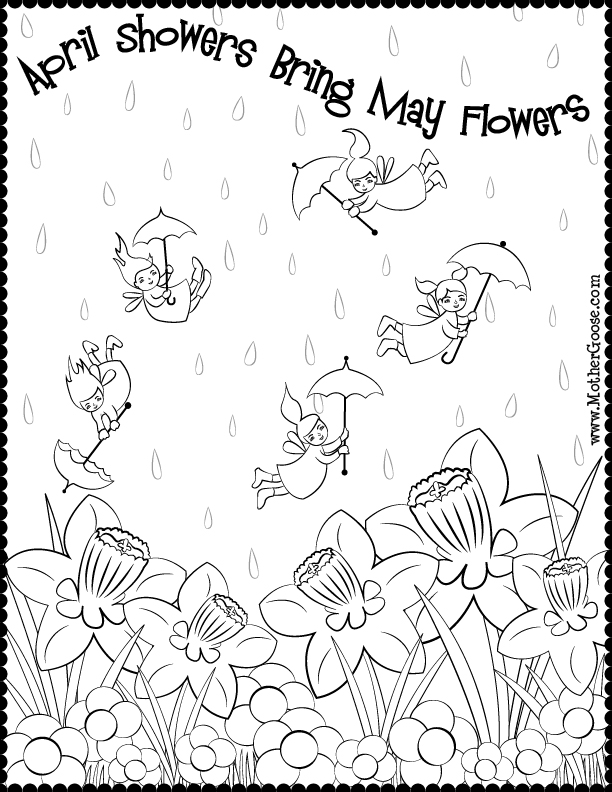 free printable may coloring pages