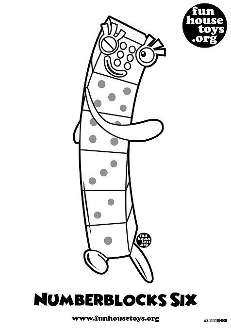 numberblocks 4 coloring pages