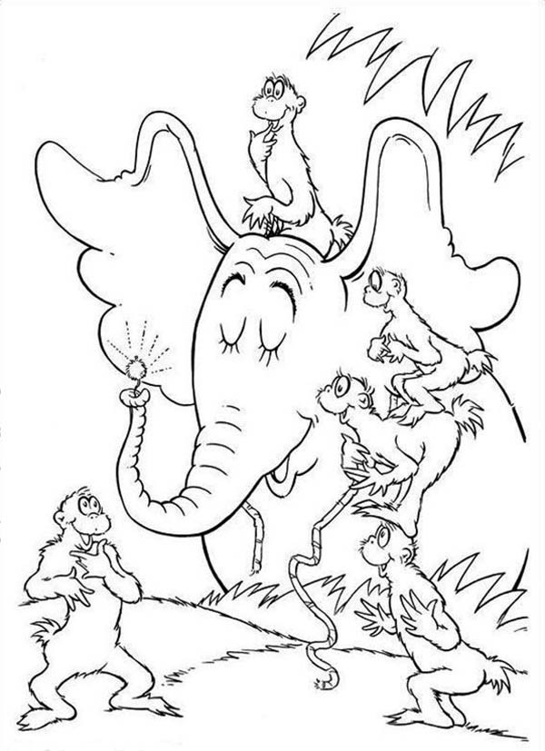 horton hears a who coloring pages