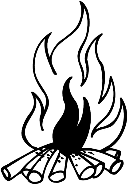 fire coloring pages