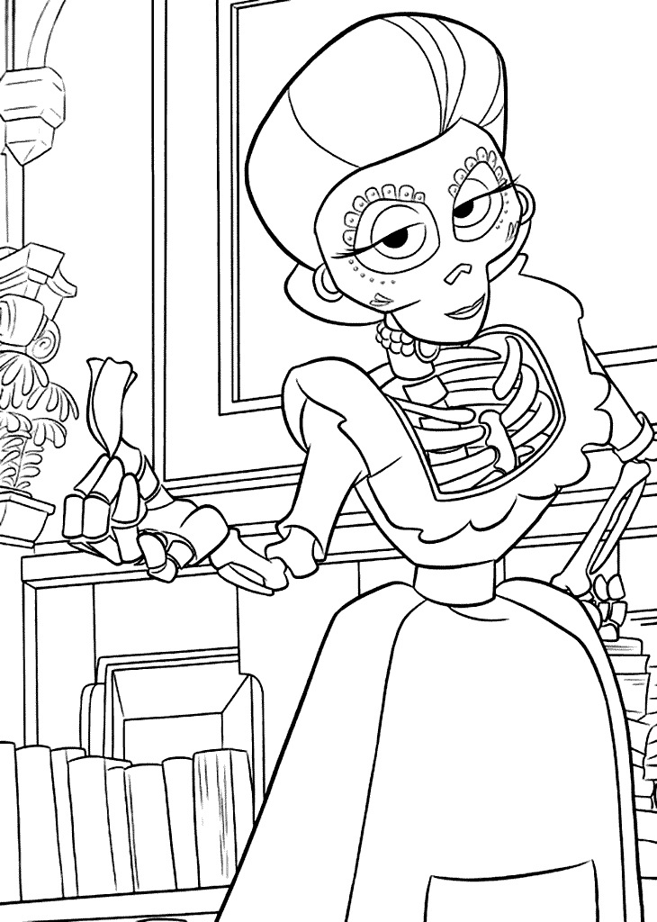 coco printable coloring pages