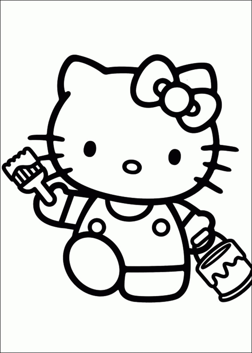 Ausmalbilder Hello Kitty 2 940 Malvorlage Hello Kitty Verwandt Mit