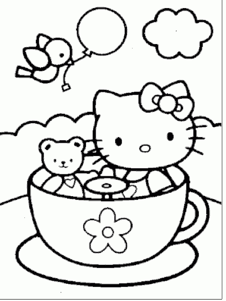 Ausmalbilder Hello Kitty 27 | Ausmalbilder