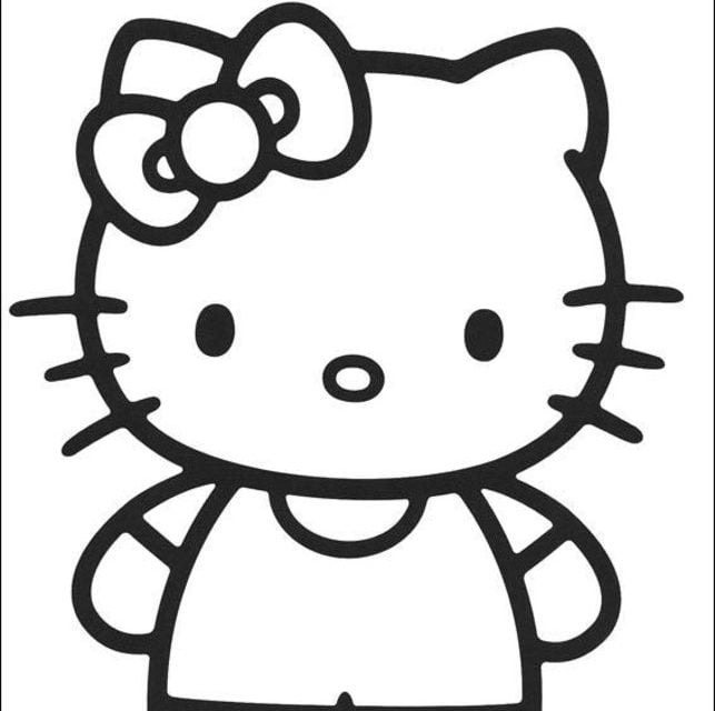 Ausmalbilder: Hello Kitty Zum Ausdrucken, Kostenlos, Für Kinder Und