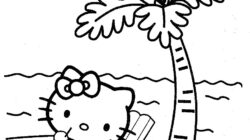 Ausmalbilder Zum Ausdrucken: Hello Kitty Ausmalbilder