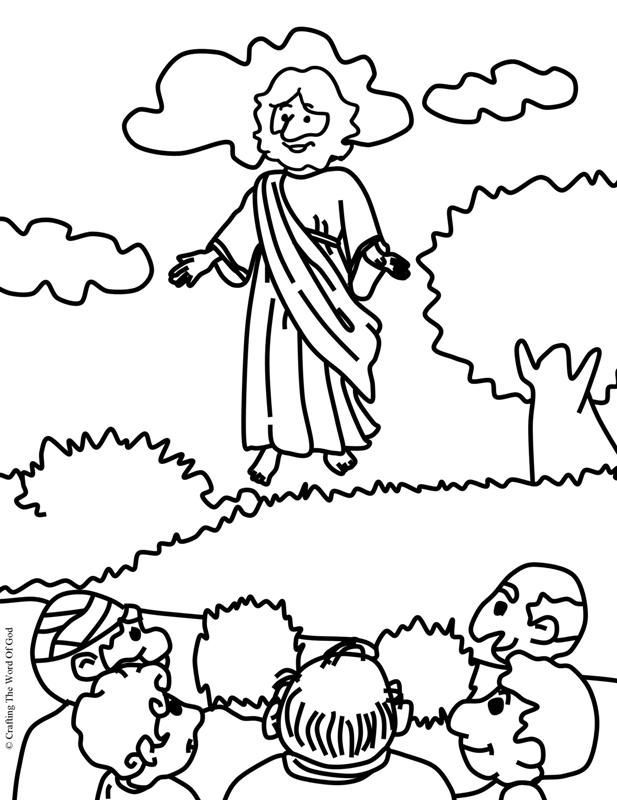 the ascension coloring page