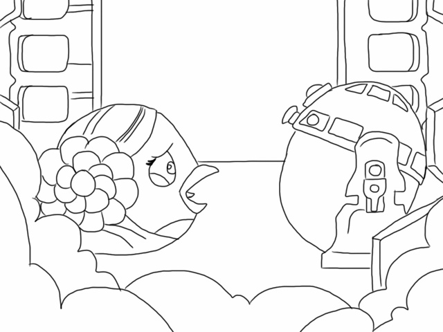 star wars angry birds coloring pages