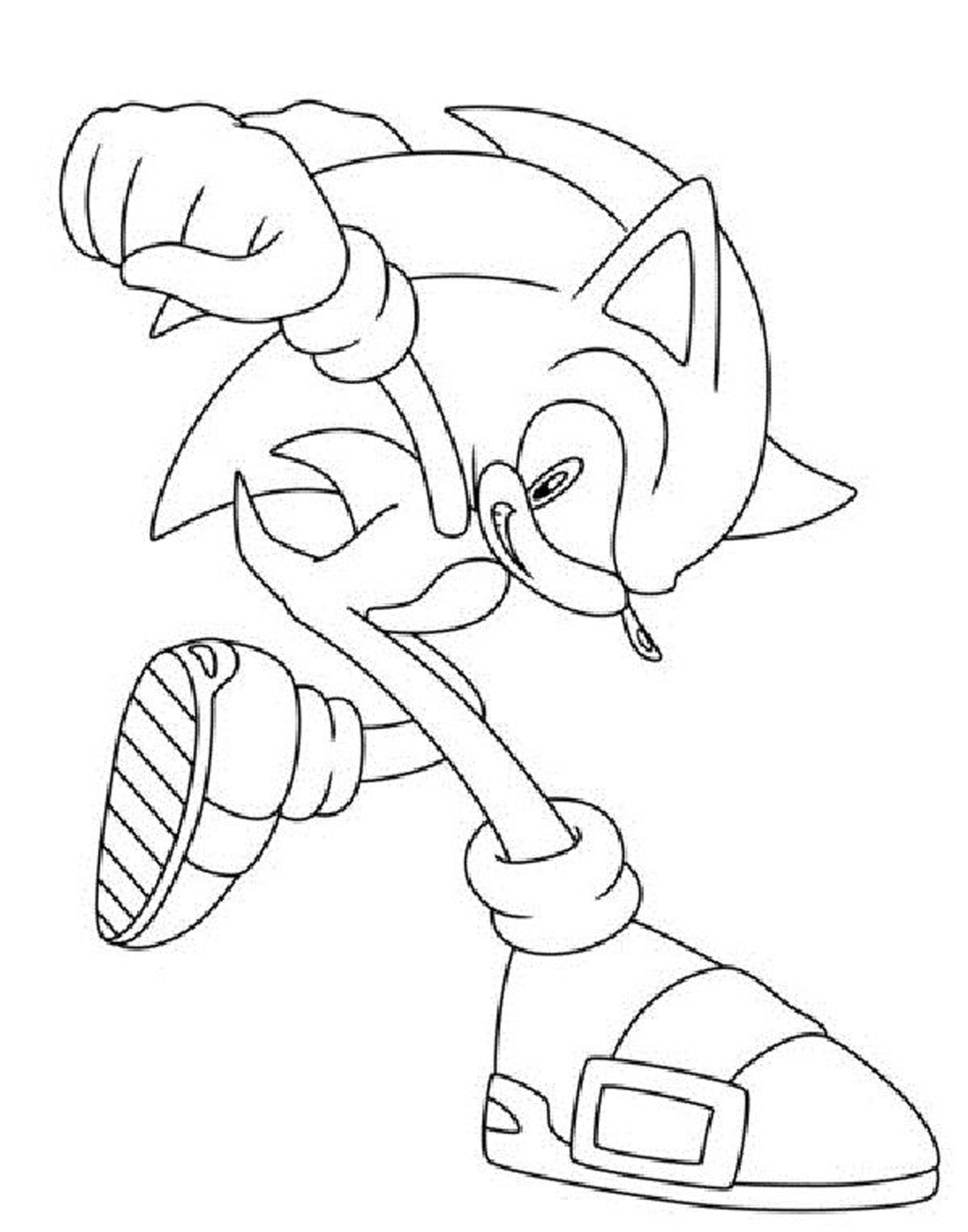 get coloriage dessin sonic images