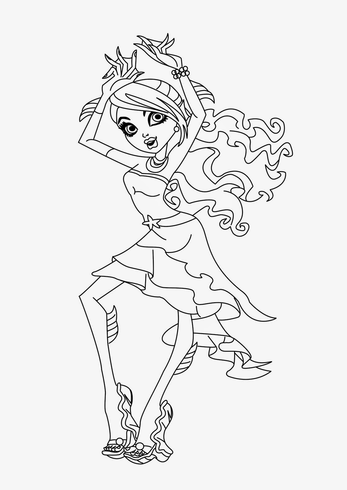 Coloring Pages: Monster High Coloring Pages Free And Printable