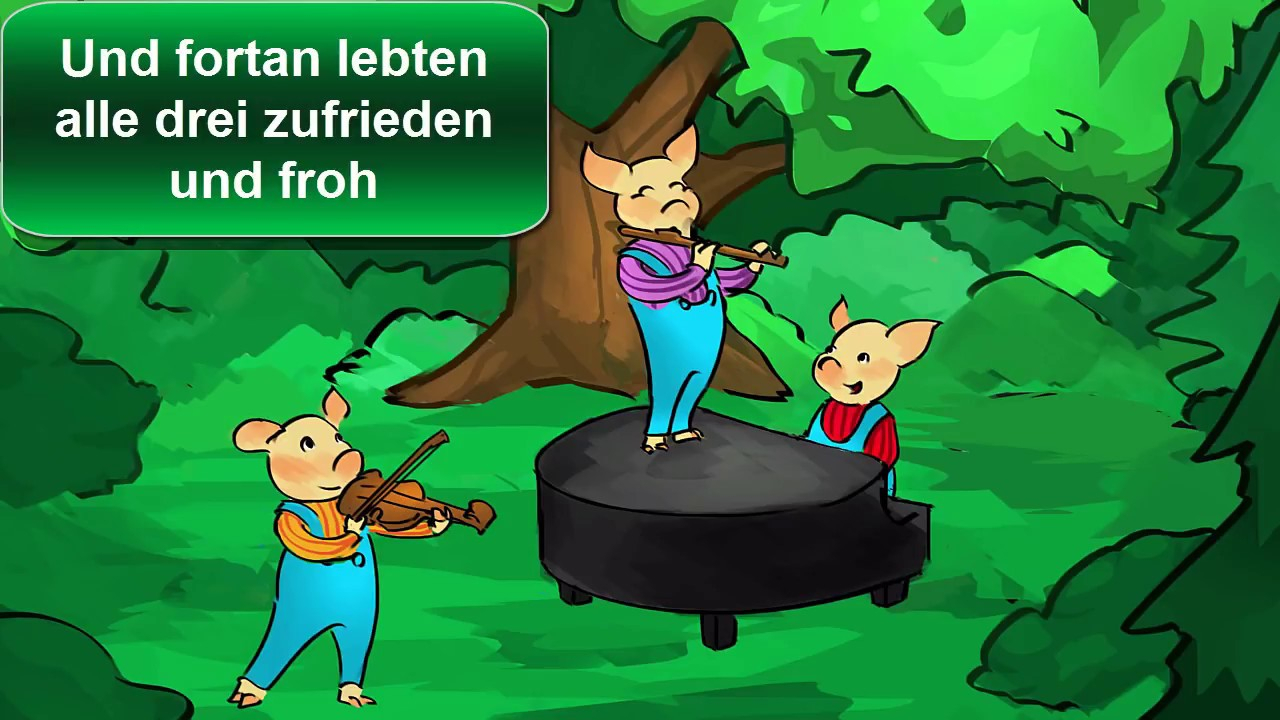Die Drei Kleinen Schweinchen🐷🐽 Слушай И Повторяй. Немецкий Язык. Youtube