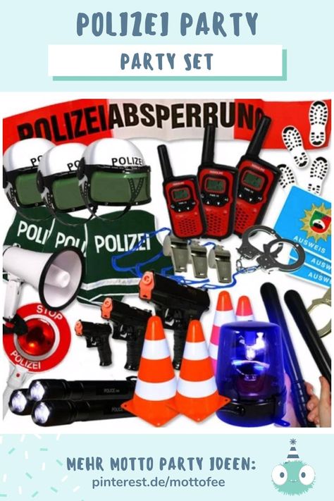 polizei party kindergeburtstag spiele