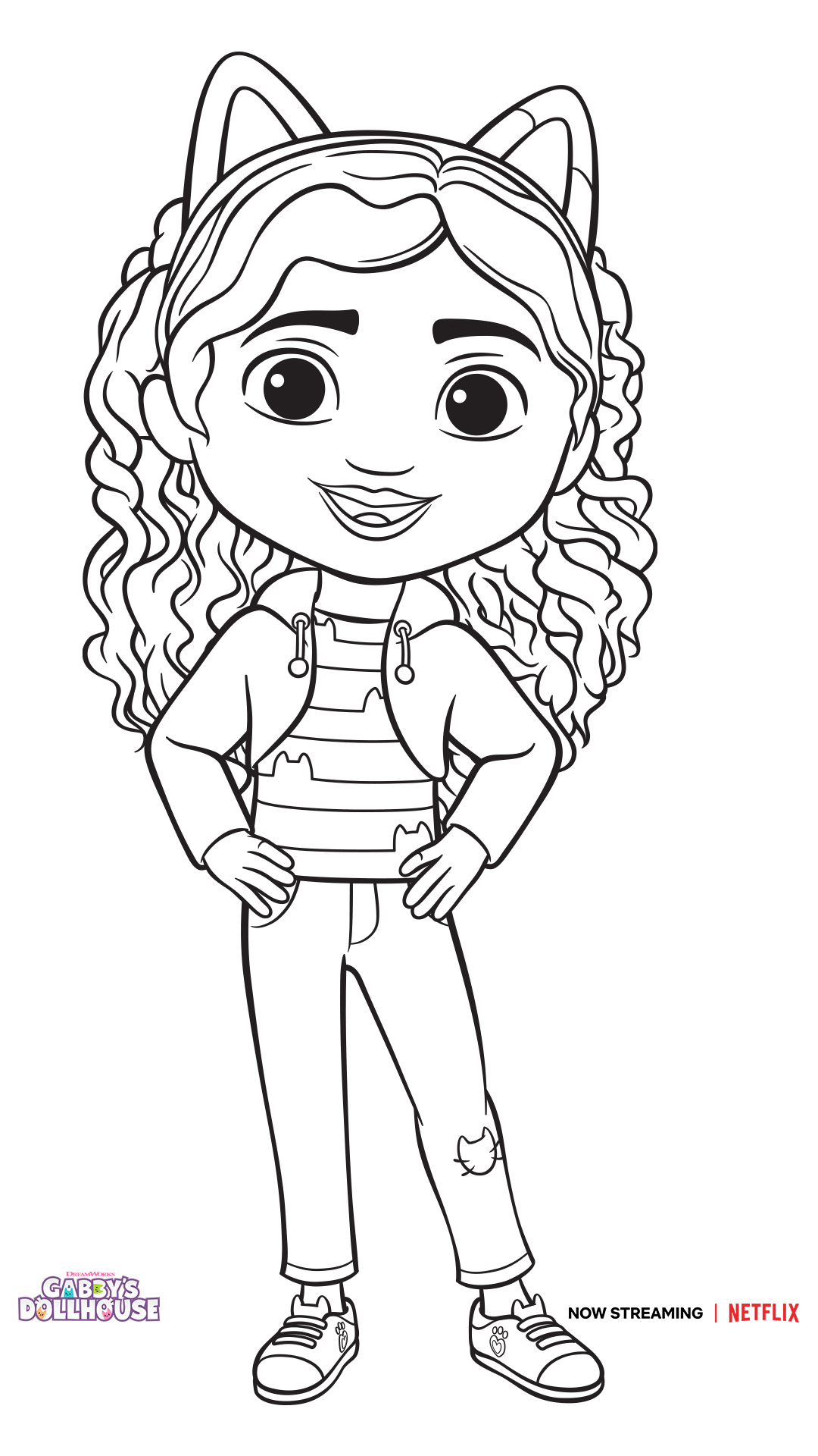 Gabby's Dollhouse Printable Coloring Pages - Amanda Gregory's Coloring