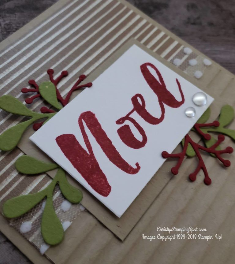 For This Simple Christmas Pines Stamp Set And Pretty Pines Thinlit Dies
