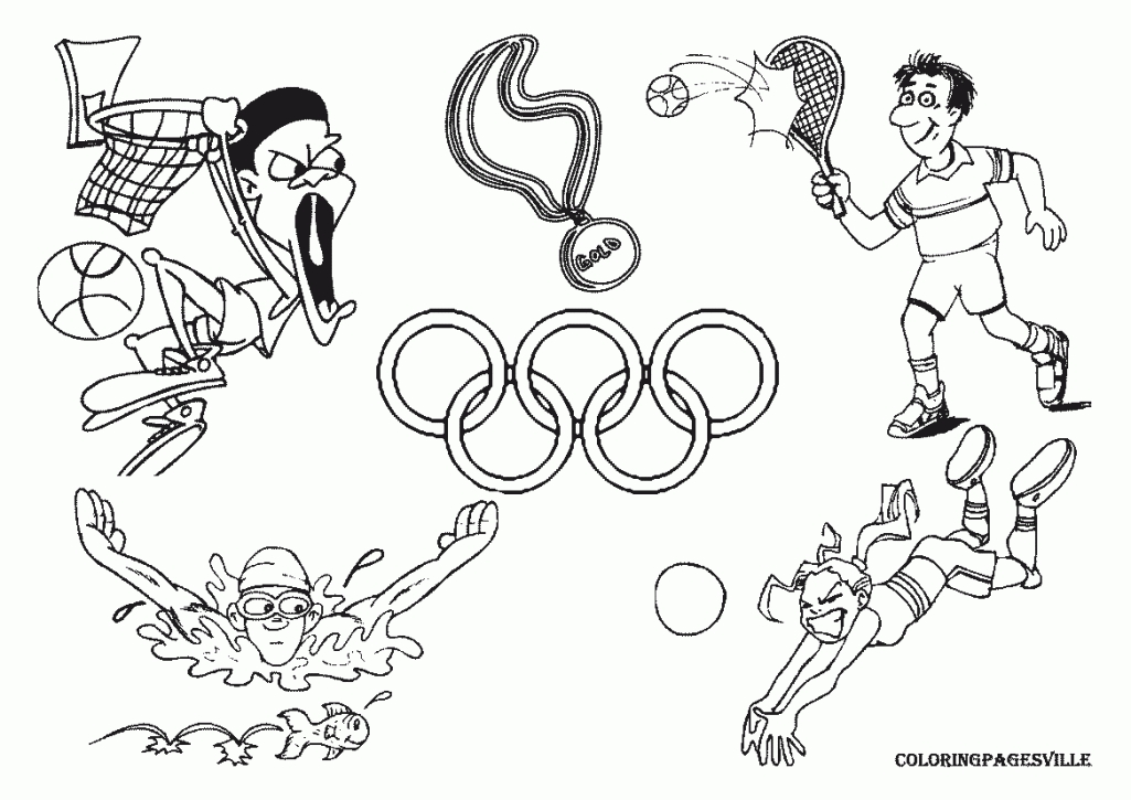 Free Olympic Coloring Pages at GetColorings.com | Free printable