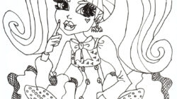 Free Printable Monster High Coloring Pages: February 2013