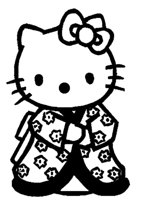 Hello Kitty 13 | Malvorlagen Kostenlos
