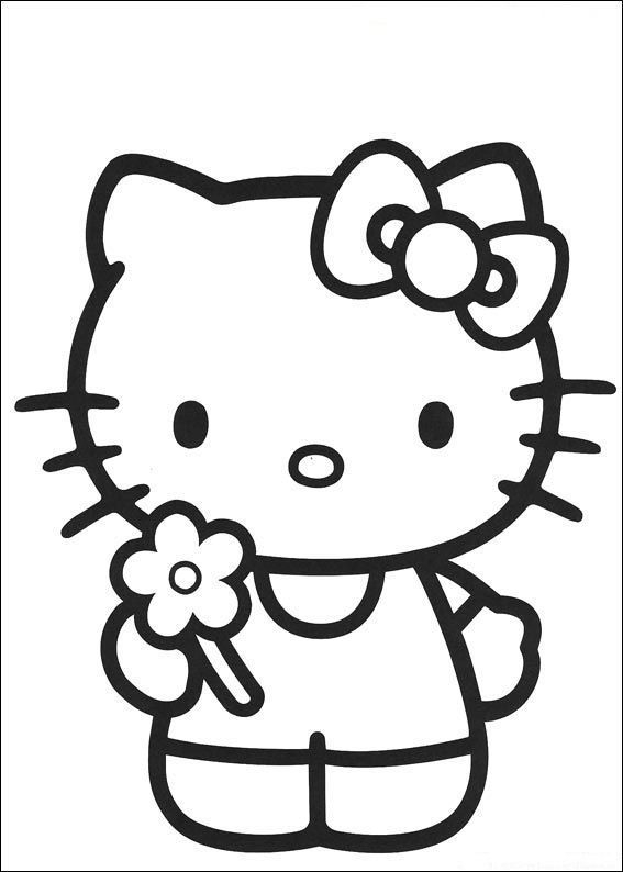 Hello Kitty Ausmalbilder Zum Ausdrucken Kostenlos #Ausdrucken #