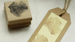 High Quality Pine Leaf Design Diy Postcard Or Bookmark Scrapbooking